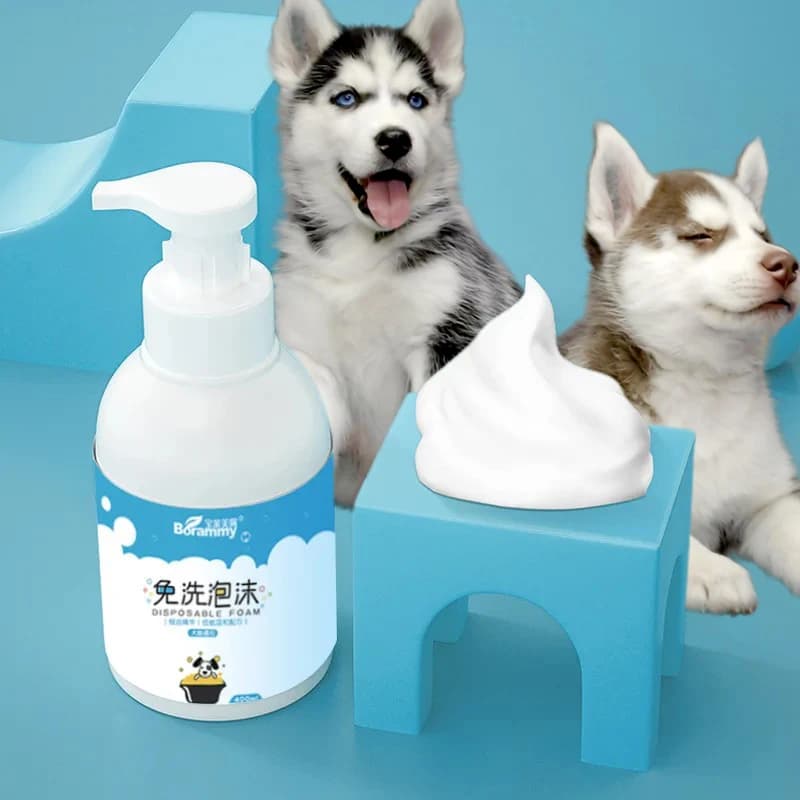 Shampoo per la pulizia a secco per animali domestici battericida deodorante per il corpo Cat Dog Anti acaro pulizia gattino cucciolo Shampoo per la pulizia a secco senza acqua