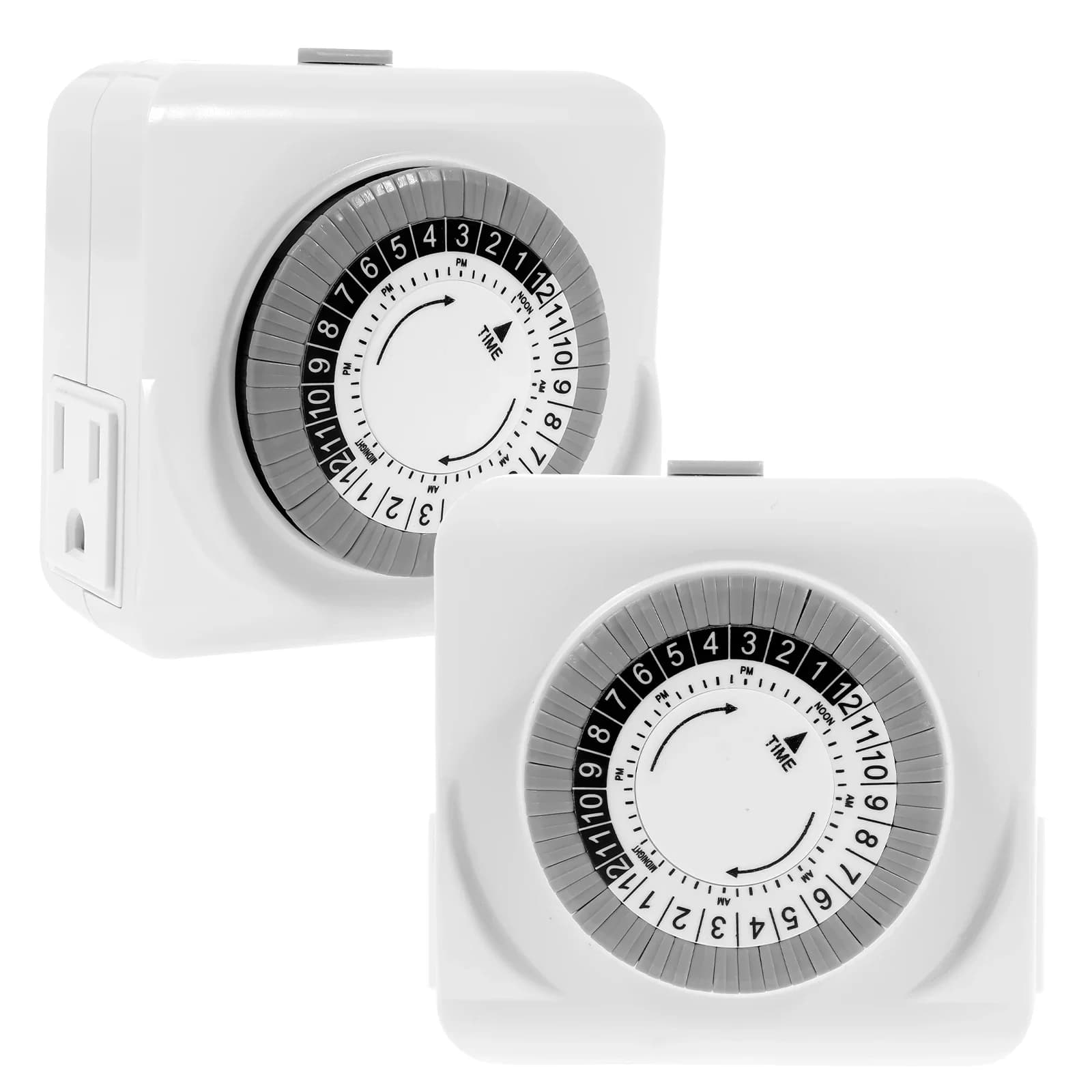 3 Prong Timer Outlet Plug US Indoor Mechanical Outlet Timer Tuya Smart Plug Energy Saving Plug in Electrical Timer for Stage