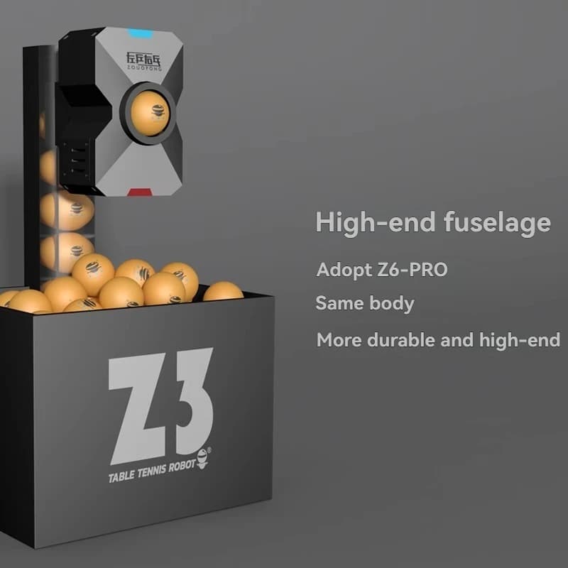 Macchina per l'allenamento automatico per servire palline per una persona, macchina per servire test, macchina per servire palline da ping pong Z3 allenamento equi