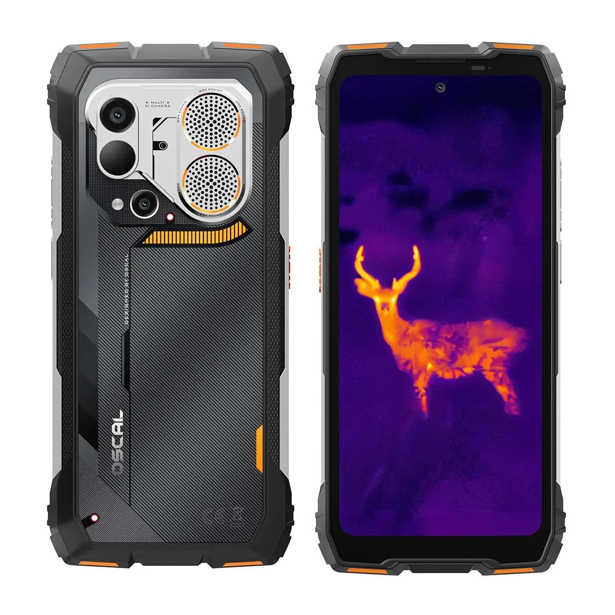Blackview Oscal Pilot 6 5G Smartphone Rugged con Imaging Termico, Display 6.78'' 120Hz, 12GB 256GB, Fotocamera 108MP, Batteria 10000mAh, Helio G100, NFC, Android 16