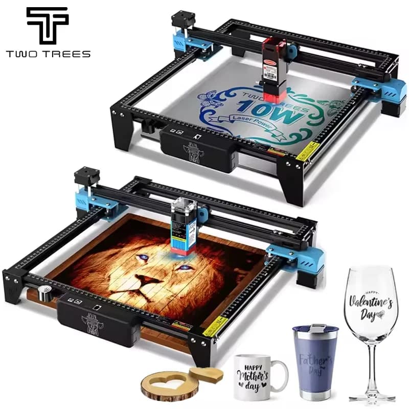 TWOTREES TTS pro 5.5W 10W Laser Incisore Taglio Con APP Wifi Controllo Offline 30000mm/min Velocità Macchina Per Incidere Laser