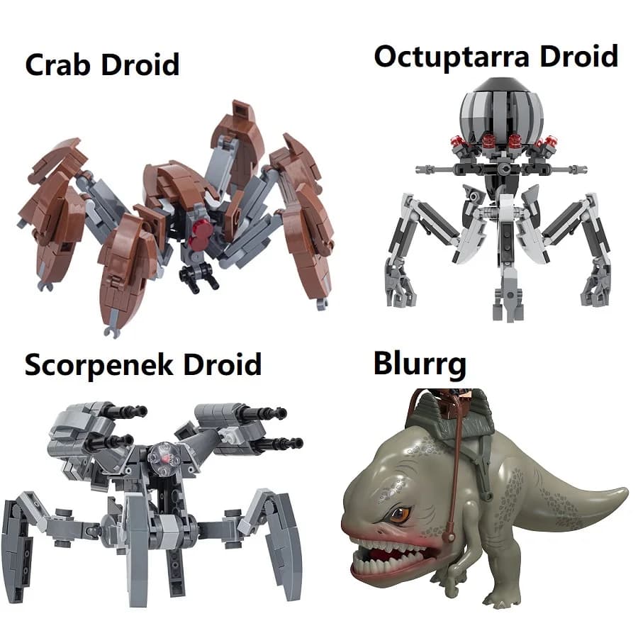Compatibile 8014 Blurrg Clone Walker Battle Pack Building Blocks Mini Action Figure Toys
