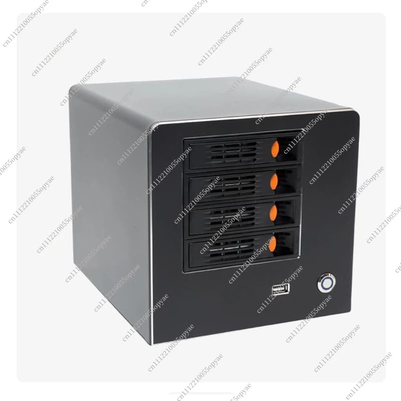 Scheda Madre Mini ITX NAS Quad Core, Basso Consumo, 8GB RAM, LAN Gigabit, Case per Cloud Storage Privato, Server Multimediale Domestico HTPC