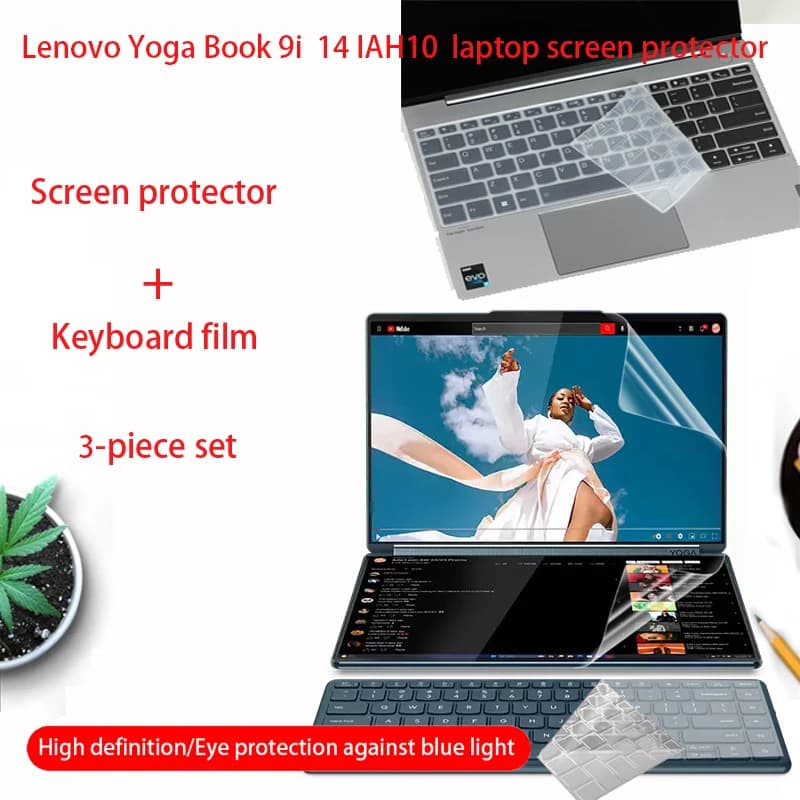 Per Lenovo Yoga Book 9i 14 protezione dello schermo del computer portatile yoga book 9 14IAH10 pellicola antiriflesso per computer pellicola per tastiera accessori