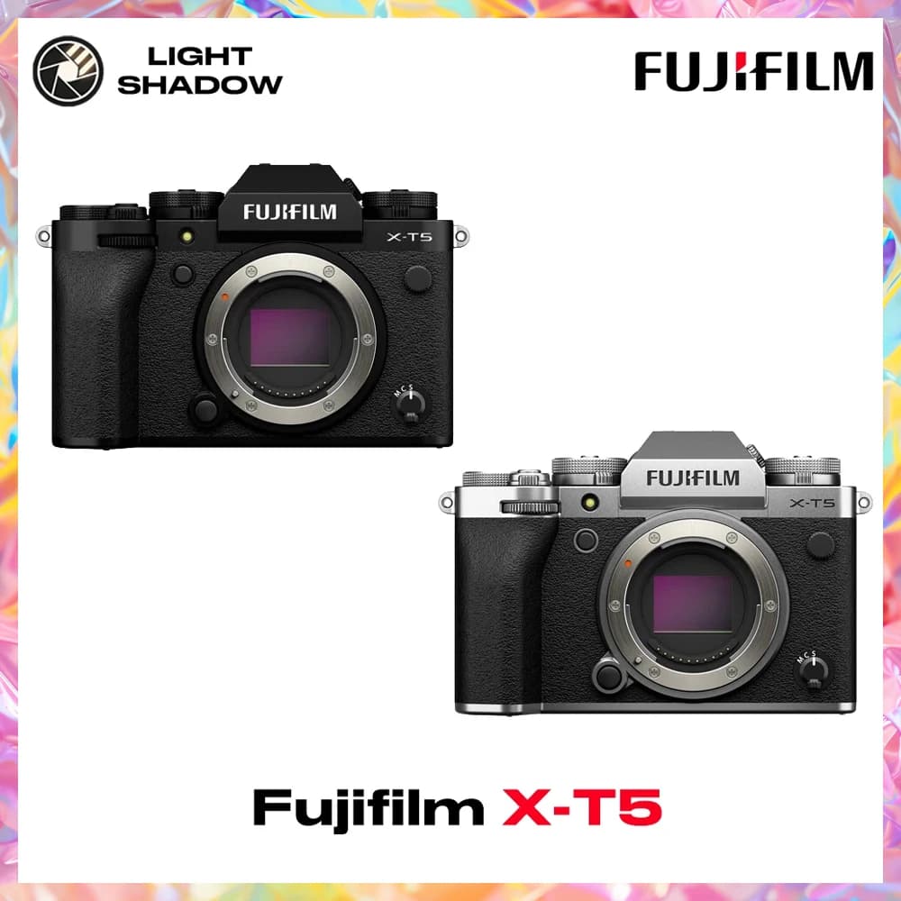Fujifilm X-T5 Mirrorless Camera Body/16-50mm Lens Kit - 40MP IBIS 6K Video Dual Card Slots Weather Sealed Film Sim