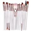 Set of 15-piece makeup brushes Professional plastic handle Soft synthetic hair Powder foundation Umbrella Cosmetic makeup brushes