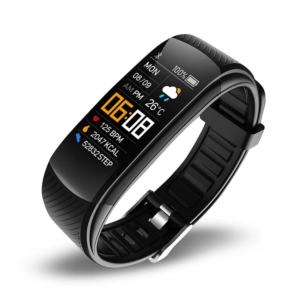 C5S Smartwatch uomo donna orologio da polso impermeabile pedometro Sport Fitness Tracker monitoraggio sveglia informazioni braccialetto intelligente
