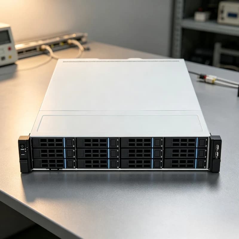 8-Bay 12-Bay 2U Rackmount IPFS Hot-Swap Enterprise Private Cloud Storage NAS Multi-HDD Server Chassis