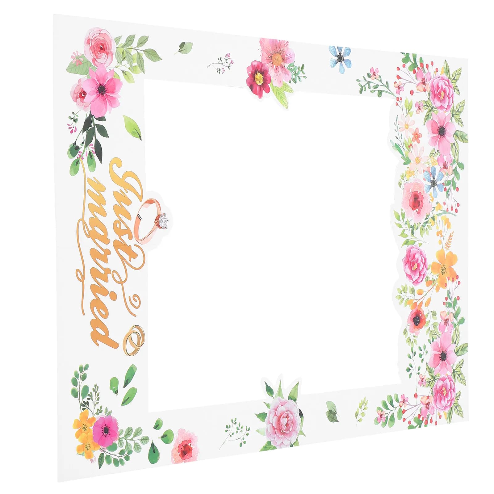 Cornice Fotografica Gigante per Matrimoni, Cornice in Carta per Foto, Accessori Decorativi per Sposa, Cornici per Foto Nuziali