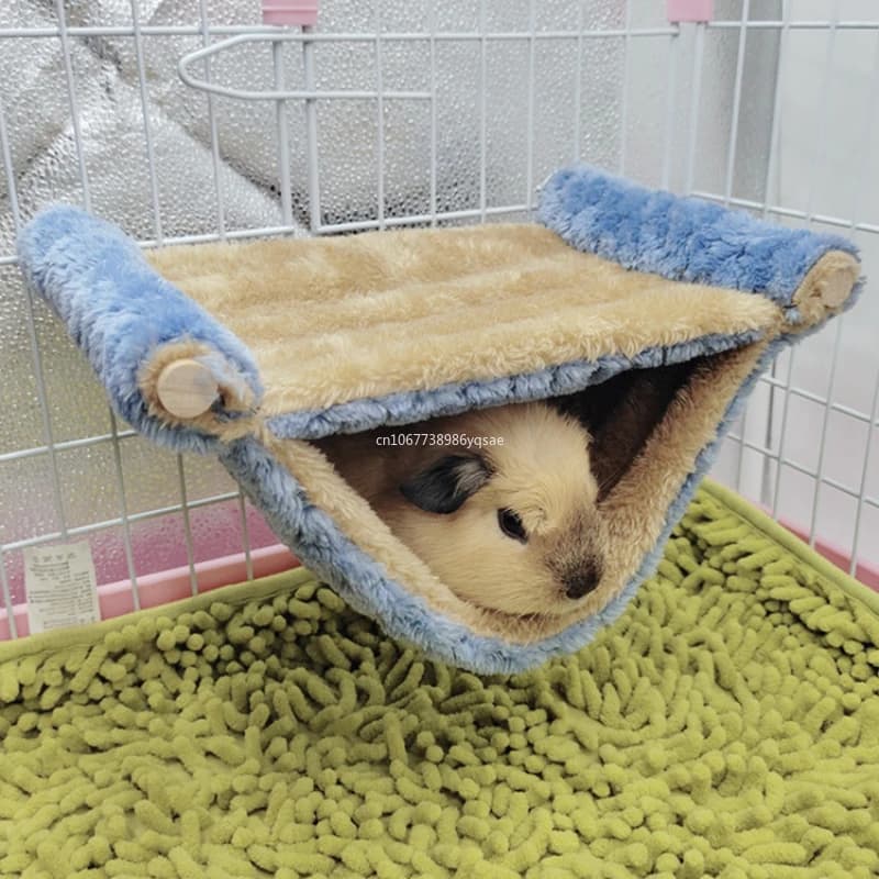 Double Layer Winter Hot Rat hammock Cozy nest bed suspended for chills India Ratti Sacco fur Beds for hanging trees Nidi for hamsters for pets