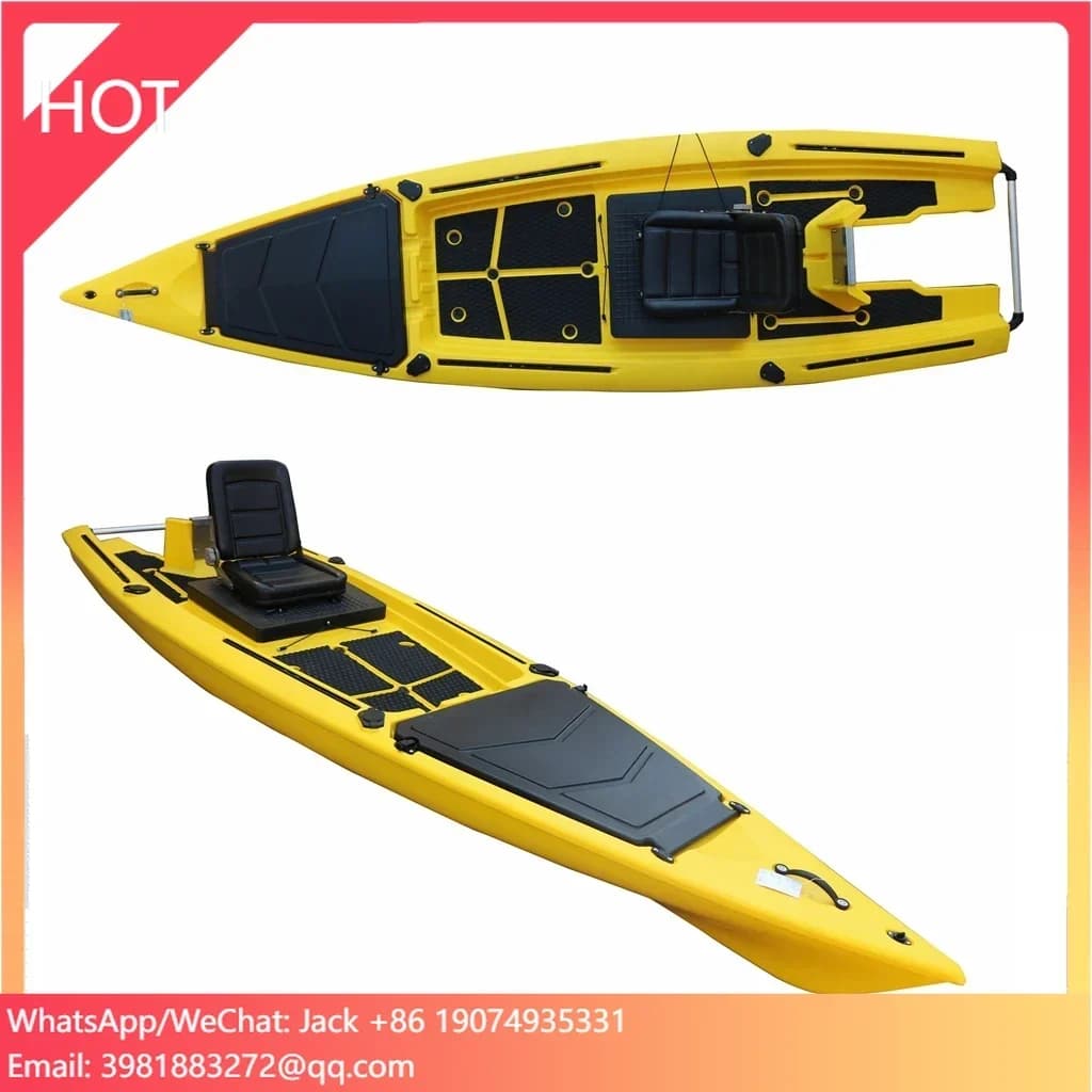Vicking Nuovo arrivo Buon prezzo Certificazione CE Sit On Top Kayak da pesca a motore per 1 persona con pagaia