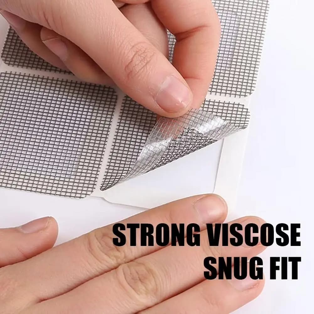 10pcs Window Screen Repair Tape Fix Net Window Home Adhesive Window Net Anti-mosquito Mesh Door Mosquito Netting Patch Repair