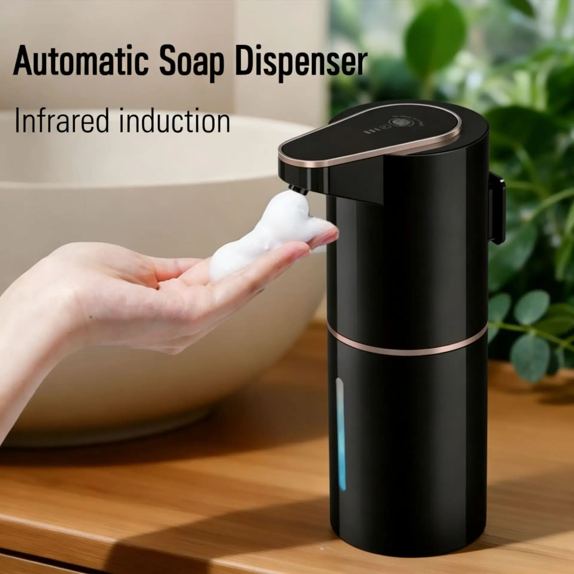 New electric soap dispenser, automatic induction foam hand sanitizer machine, home bathroom bubble model, home wall-mounted type