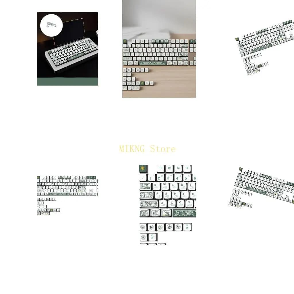 125 Keys Ergonomic Keycap Set for 61 65 75 98 104 Layout Mechanical Keyboard Best Sale