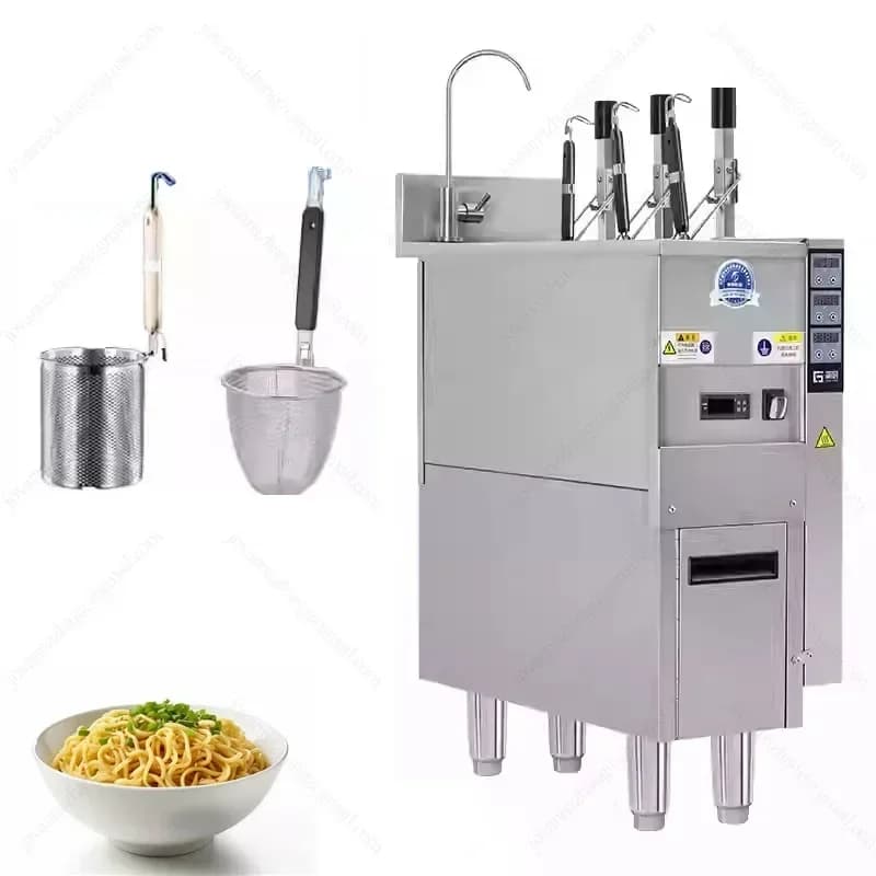 Attrezzatura da cucina JZML-6-R Macchina per cucinare gnocchi Ramen Fornello Noodle Fornello bollente Macchina per pasta
