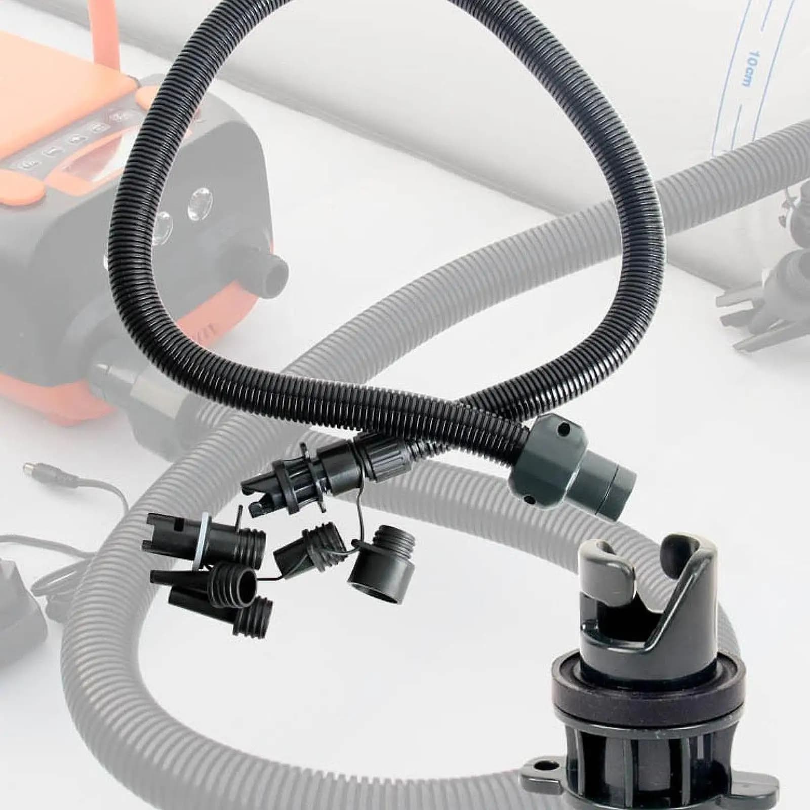 Adattatore per Pompa Gonfiabile e Kit Tubo dell'Aria Rimovibile per Kayak e Stand Up Paddle
