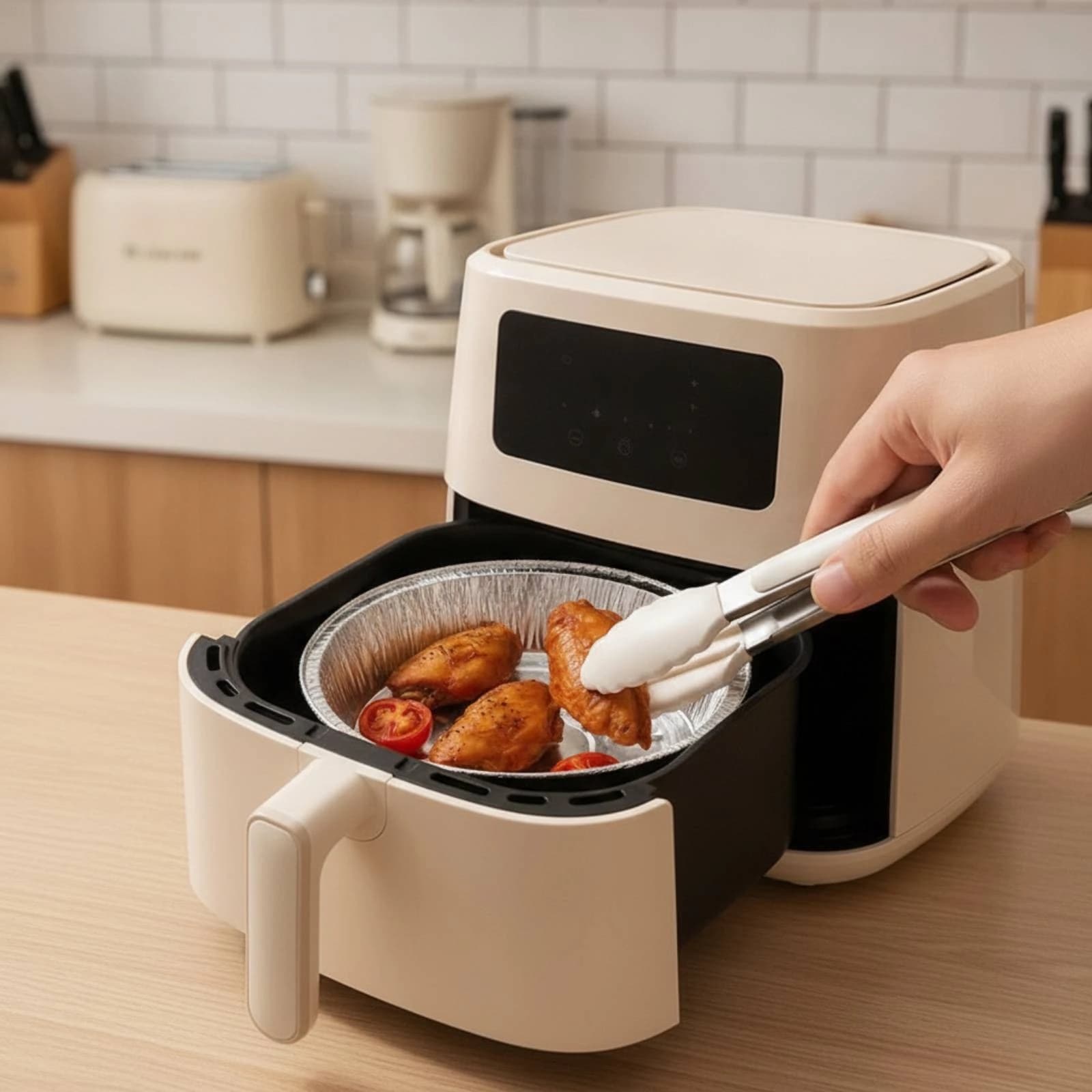 30 Pieces Aluminum Foil Tray Portable Disposable Food Container Pans Small Tins Mini for Bakers, Baking, Air Fryer