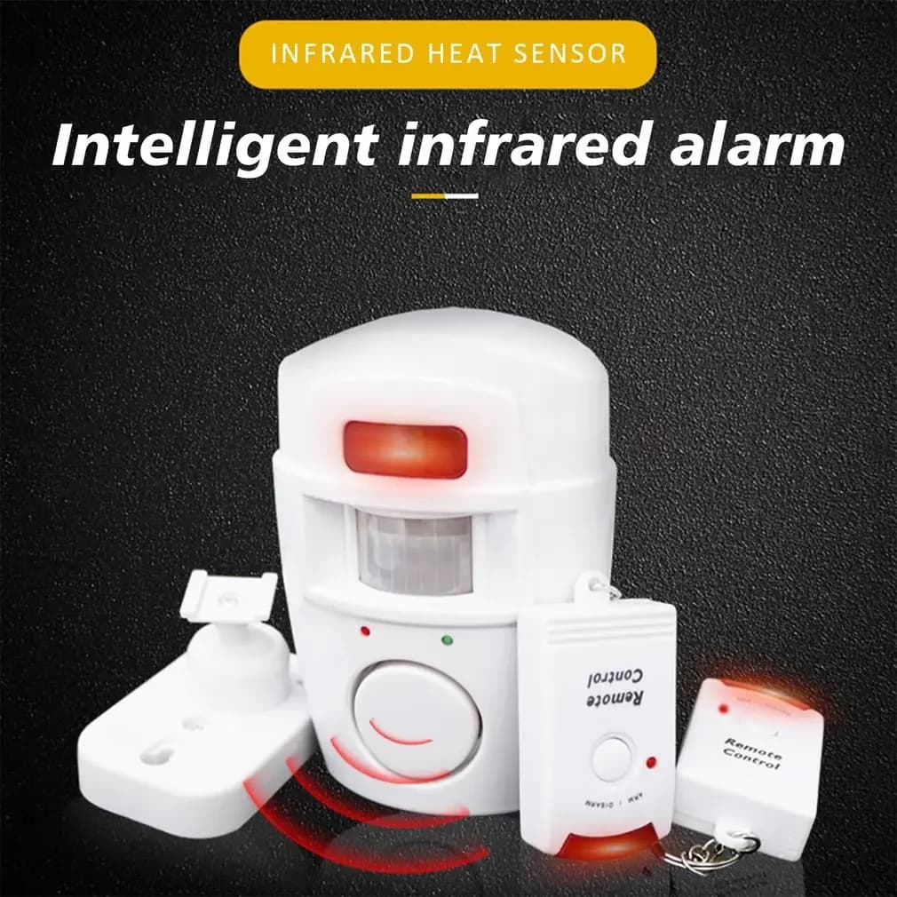 Alcuni Smart Wireless Home Security PIR Alert Sensore a infrarossi Sistema di allarme Rilevatore di movimento antifurto Allarme Sirena 105DB
