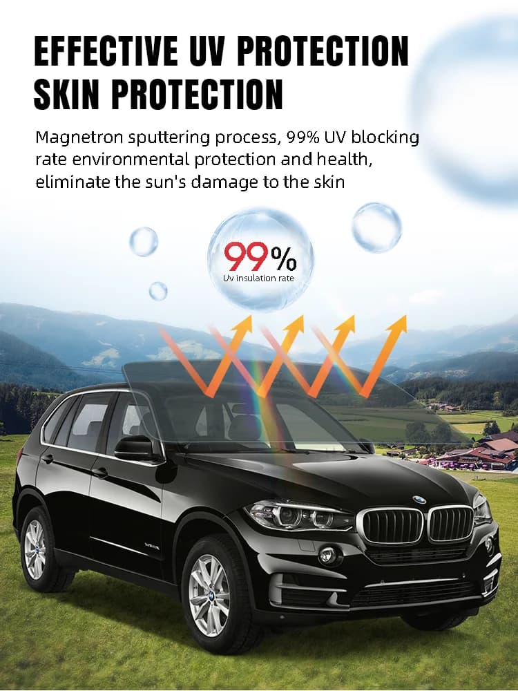 1mx152m IRR100% HD Nano Ceramica Parabrezza Anteriore Tinta Sole Solare Protezione UV Tonalità Lamine di Protezione Auto Tinta Finestra Pellicola
