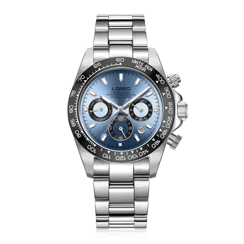 LOREO Deep Sea Series Orologio da uomo sportivo meccanico automatico Orologi da uomo di lusso impermeabile 200m Orologio movimento gabbiano Relojes