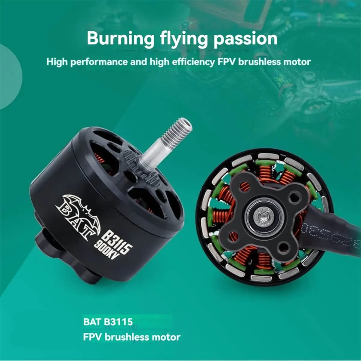 T35C SurpassHobby BAT 3115 Brushless Motor 900KV Drone Motor for FPV Racing Drone Parts DIY Accessories
