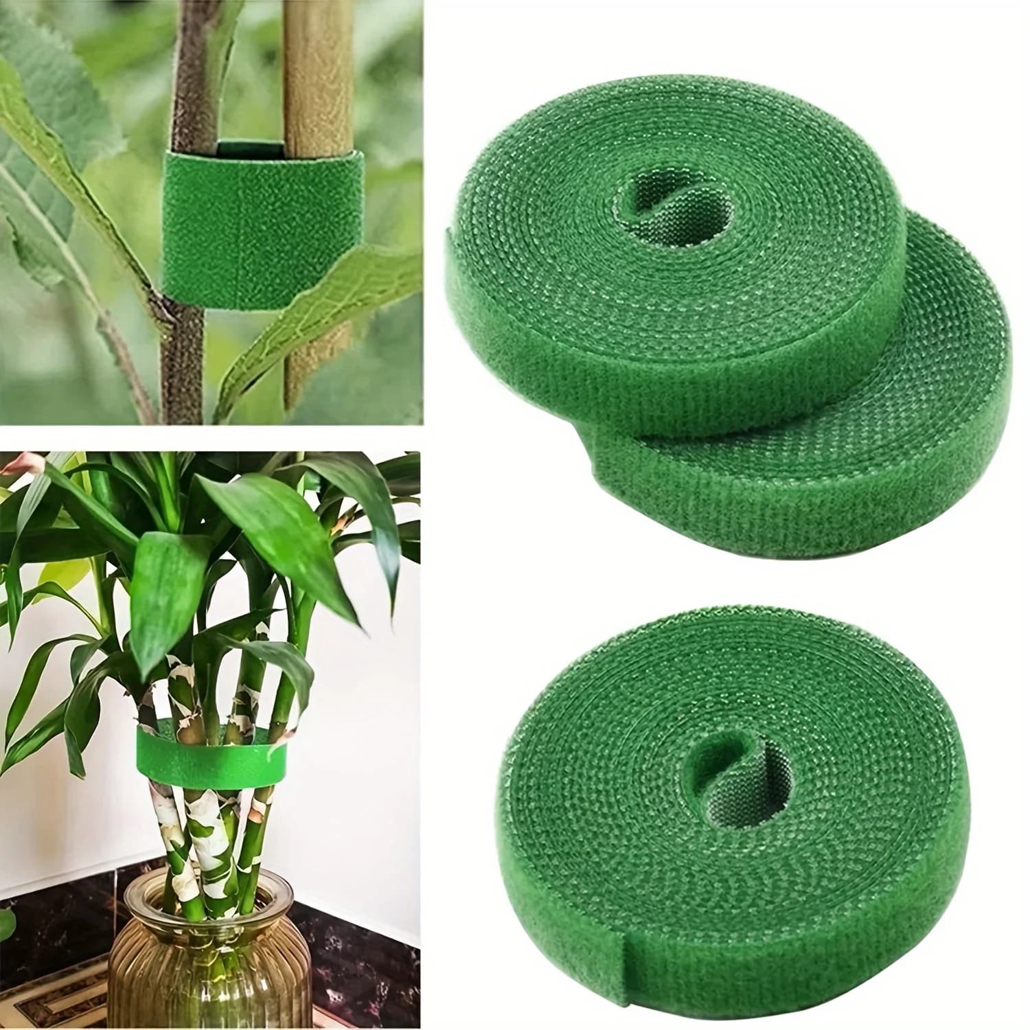 Nylon Plant Ties Plant Bandage Hook Tie Loop Adjustable Plant Support Reusable Fastener Tape for Home Garden Accessories