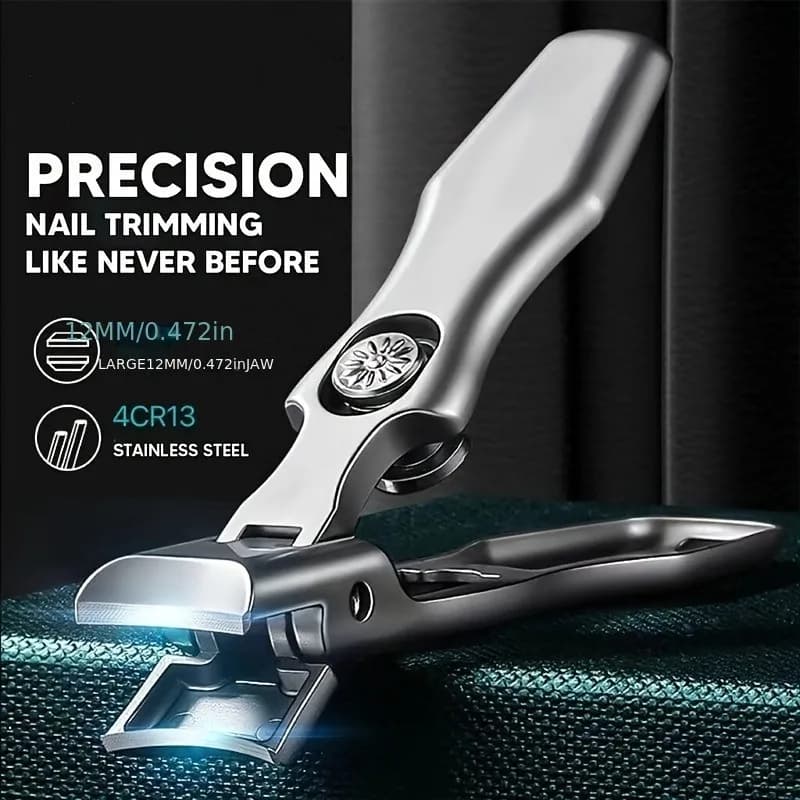 Durable nail cutter for thick nails, nail cutter, stainless steel, wide jaw, sharp and durable for thick and long nails