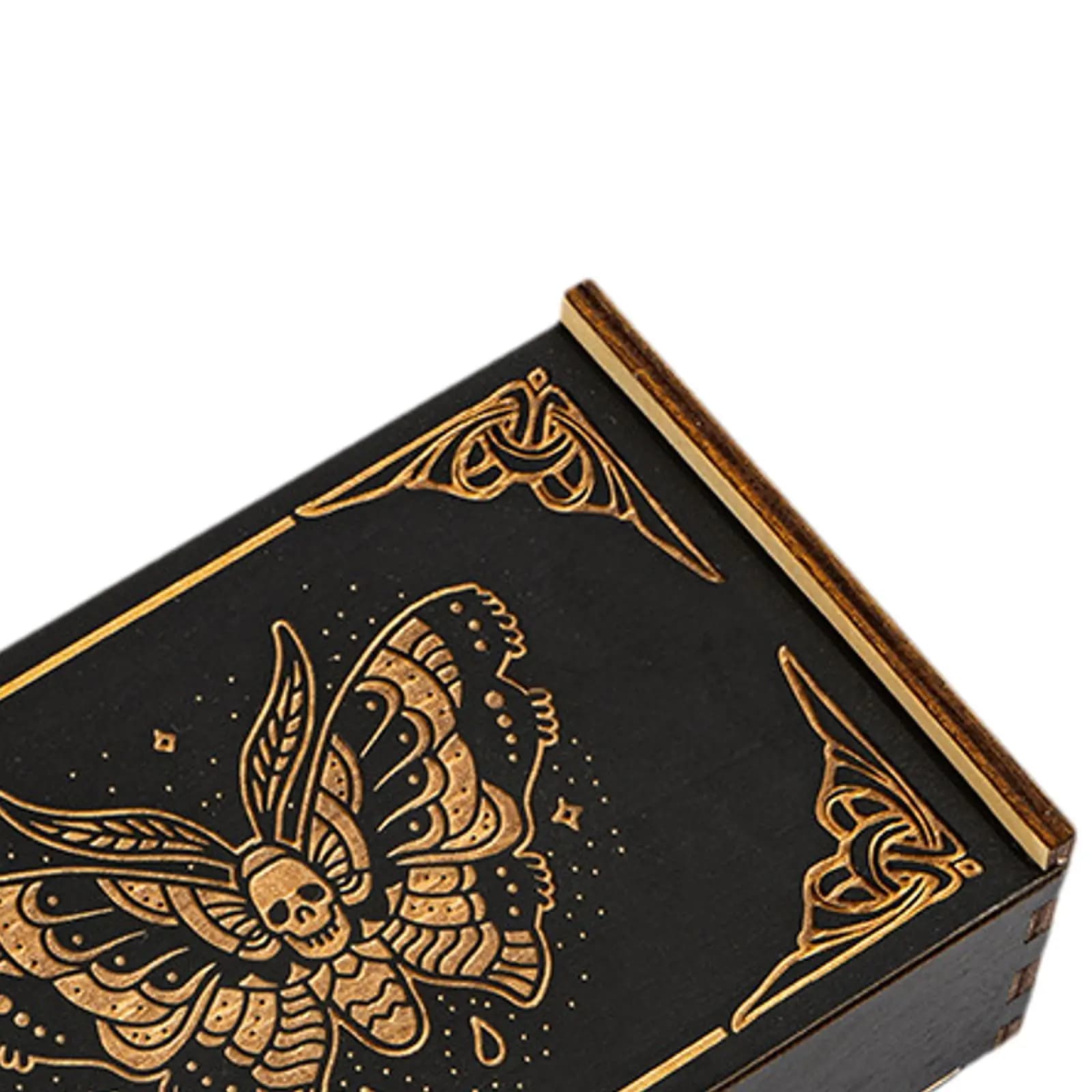 Card Storage Case Wooden Tarot Box for Pokemon Cards Deck Box Organizer Collectible Holder Home Decor Sliding Lid Trinket Gift
