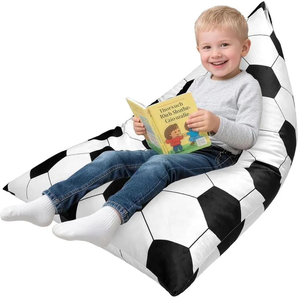 Poltrona Sacco in Memory Foam - Divano Comodo per Bambini, Adolescenti e Adulti, con Rivestimento Rimovibile, Ideale per Soggiorno, Gaming, Lettura, Grande