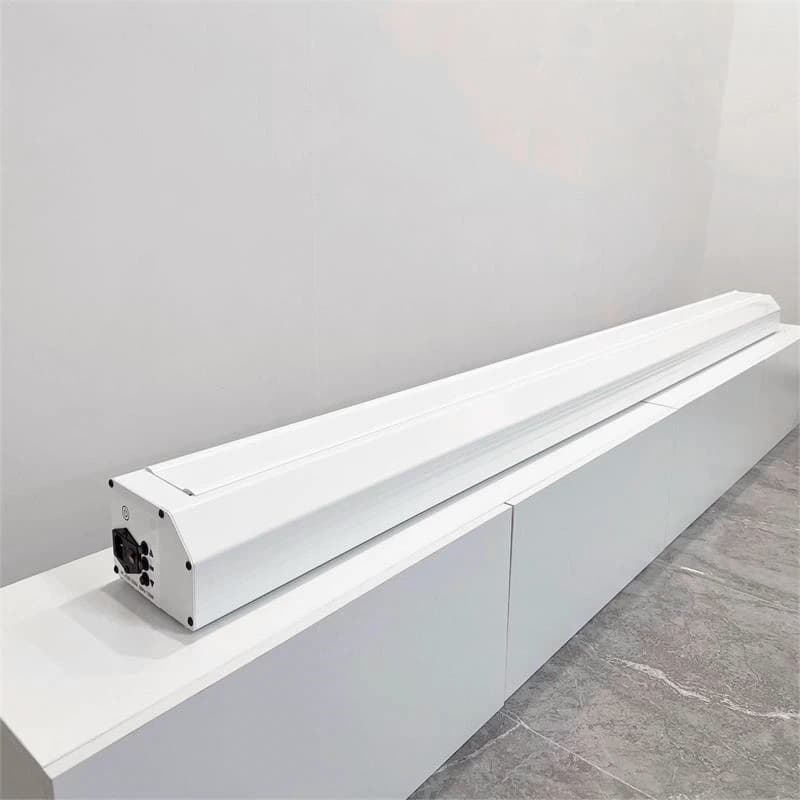 100'' 110'' 120'' 135'' 150'' 16:9 Schermo per proiettore pop-up/aumento del pavimento motorizzato elettrico con rifiuta della luce ambientale