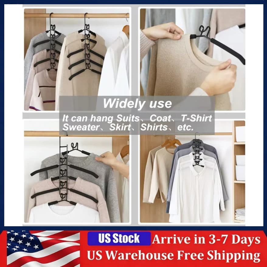 Hook mounted on 2-piece detachable storage media 5-layer detachable storage bracket