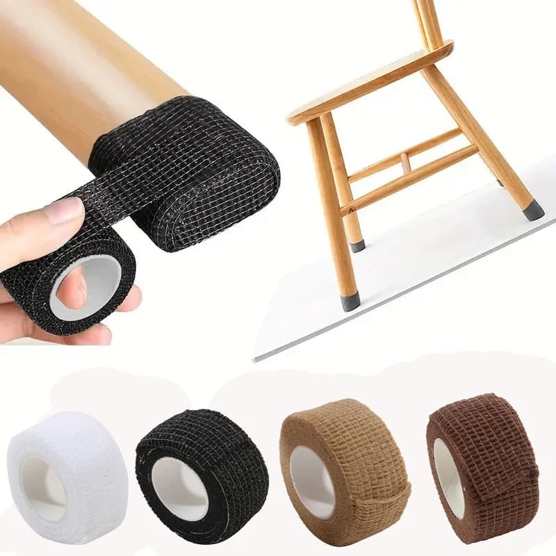 4/8pcs Tappetini antiscivolo Silenzioso autoadesivo Gamba Pad Nastro Divano Mobili Sedia Tavolo Piede Riduzione del rumore Protezione antigraffio del pavimento