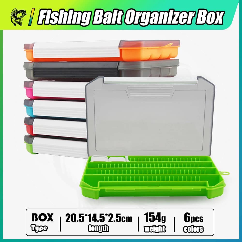 1pcs Large Capacity Fishing Tackle Box Waterproof Fishing Accessories Fish Hook Storage Lure Bait Organizer Boxes Fishing lure