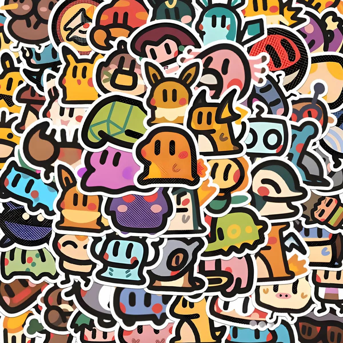 100PCS Old Minions Street Graffiti Personality Cool Art Trend Creative DIY Phone Case Paper Waterproof Cartoon Decals
