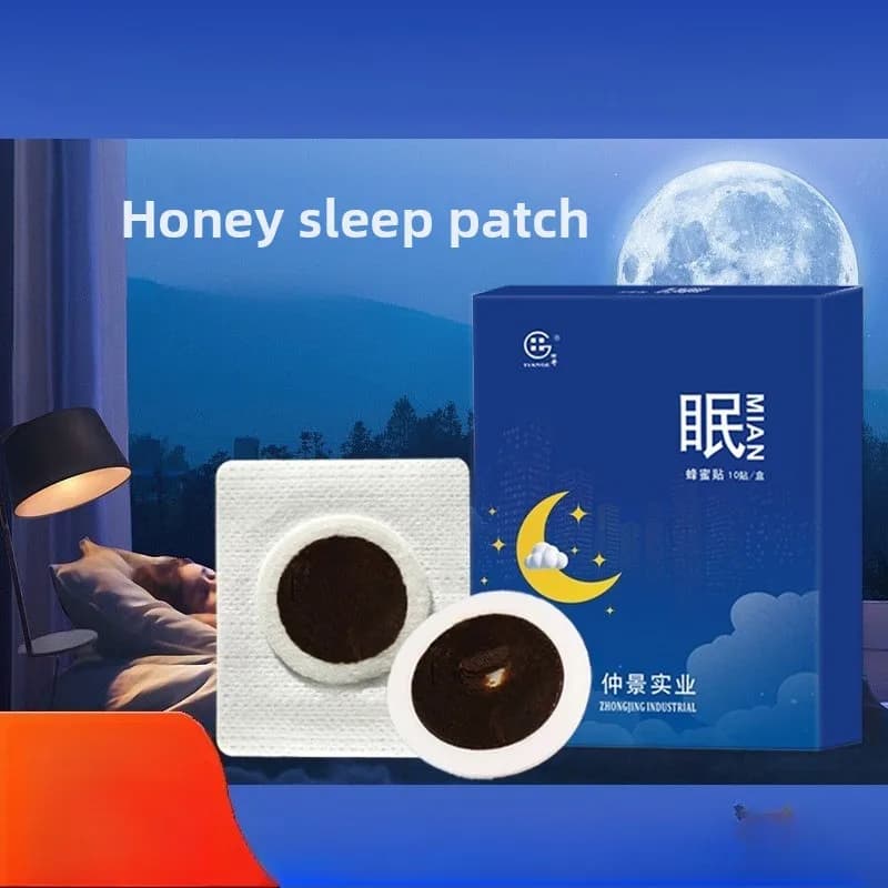Honey Sleep Patches - Natural Calming Stickers for Insomnia Relief & Restful Sleep, Soothing Adhesive for Nighttime Relaxation