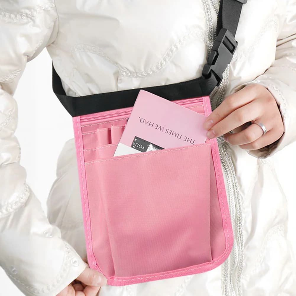 Server Apron Waist Pouch With Pockets Waitress Accessories Bag Adjustable Belt Waist Money Tool Bag For Restaurant Hotel Bar Hai