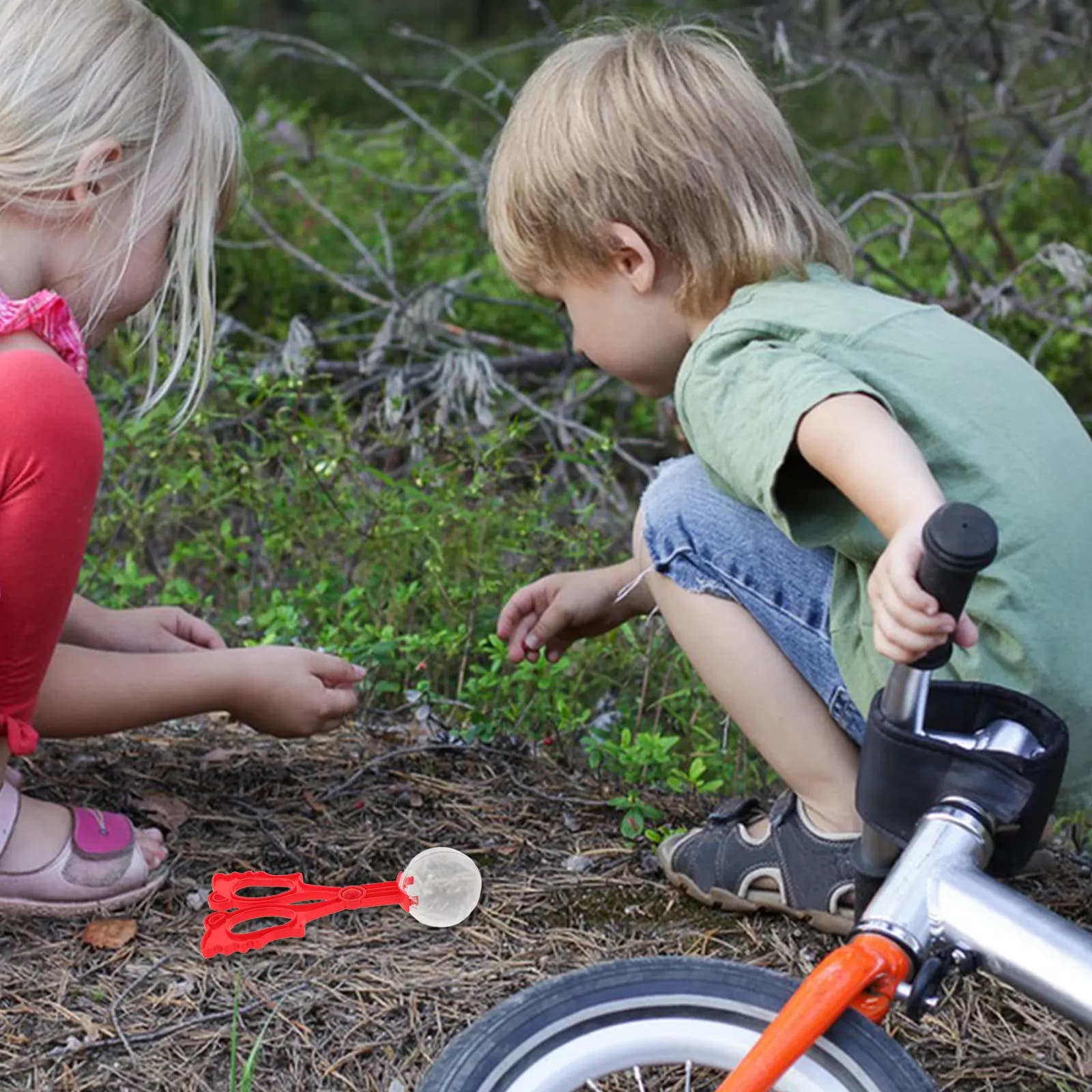 Forbici Pinzette Pinze per Catturare Insetti, Pratiche per Bambini, Esplorazione della Natura, Sviluppo delle Abilità Motorie Fini, per Farfalle e Lucertole