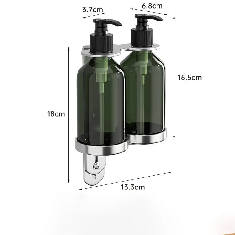 Shower Gel Shampoo Storage Rack Hanger For Bathroom Kitchen Supplies Stainless Steel Wall Mounted Soap Dispenser Bottle Holder