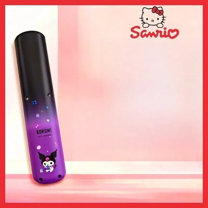 Pettine Lisciante per Capelli Anime Cartoon Kawaii Sanrio Autentico, Regalo per Ragazze Kuromi, Ioni Negativi, Festa dei Bambini, Compleanno