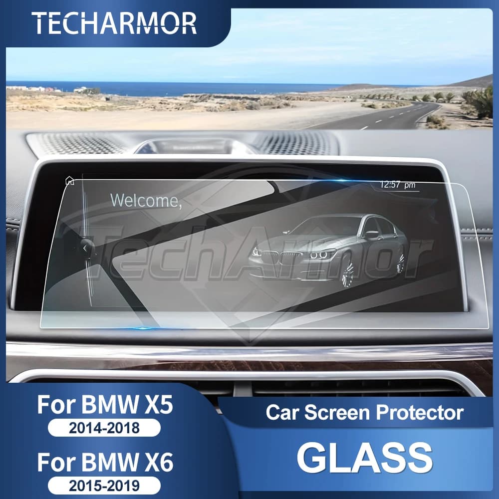 Pellicola Protettiva in Vetro Temperato per Auto BMW X5 X6 2014-2019 Protezione Schermo GPS Accessori Interni