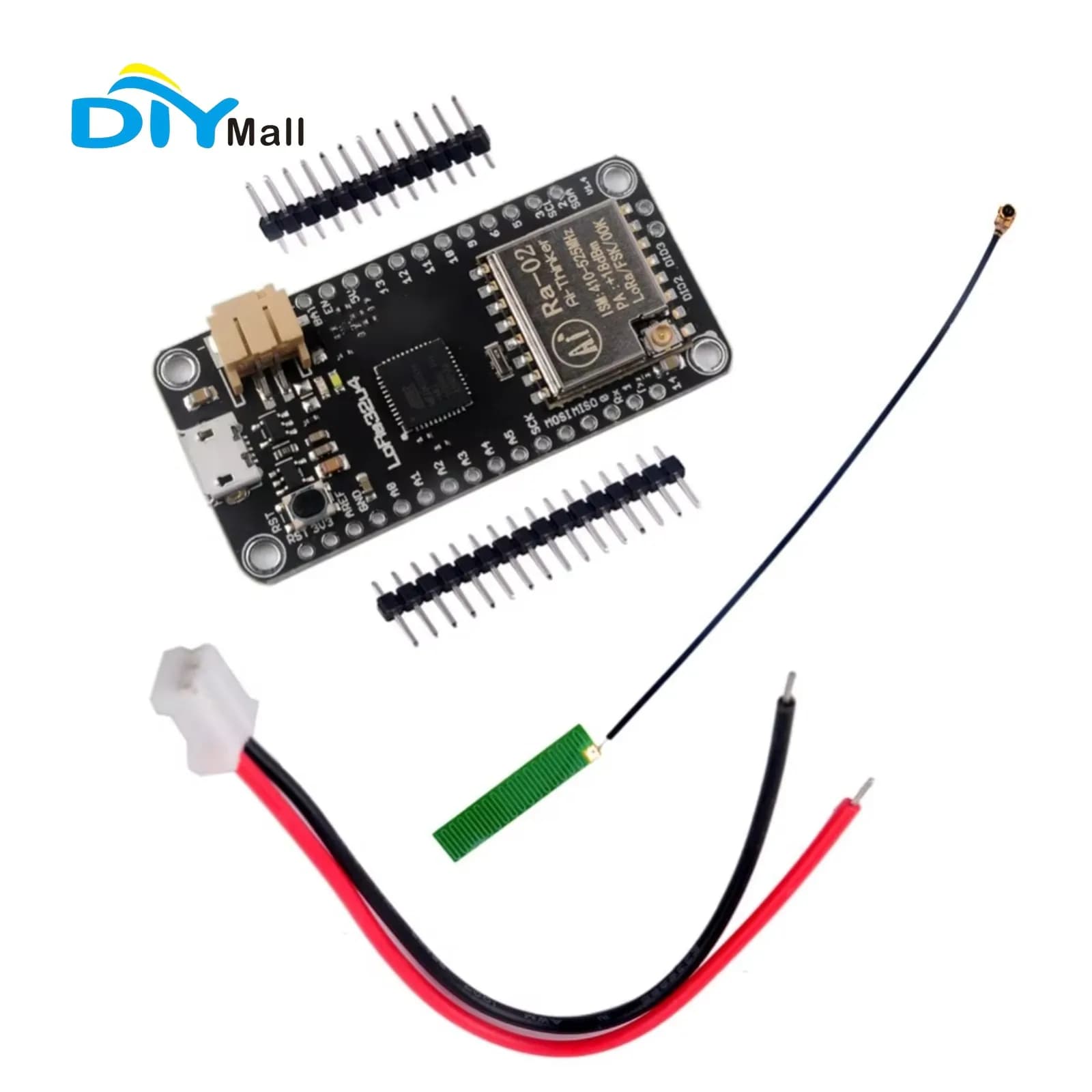 Scheda di Sviluppo Wireless LoRa32u4 433MHz, Modulo di Comunicazione a Lungo Raggio con SX1278 per Progetti IoT Arduino