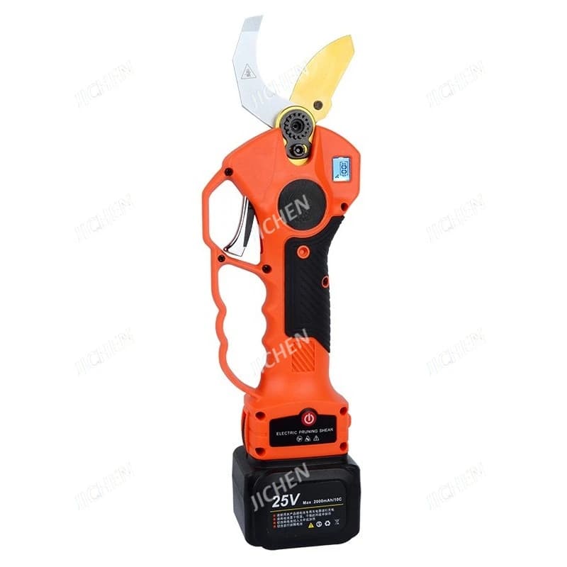 4 cm Open lithium battery electric shears Shears for thick branches Shears for tall branches for fruit trees, electric shears without brushes