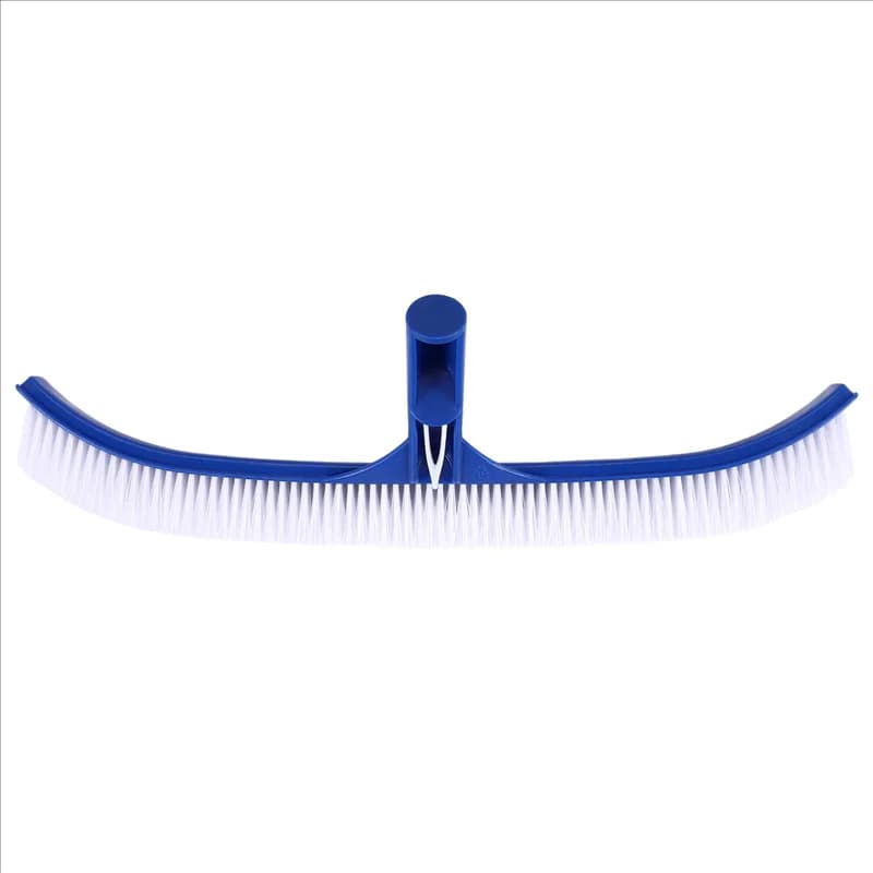Budget-Friendly 18 Inch Blue Swimming Pool Brush Handle Clean Brush Pool Wall Brush Swimming Cleaning Tools Cleaning Equipment
