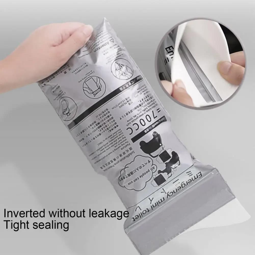 12Pcs 700CC Disposable Urine Bag Leakproof Portable Travel Self-Driving Car Tour Traffic Jam Camping Men Women Pee Vomit Emergen