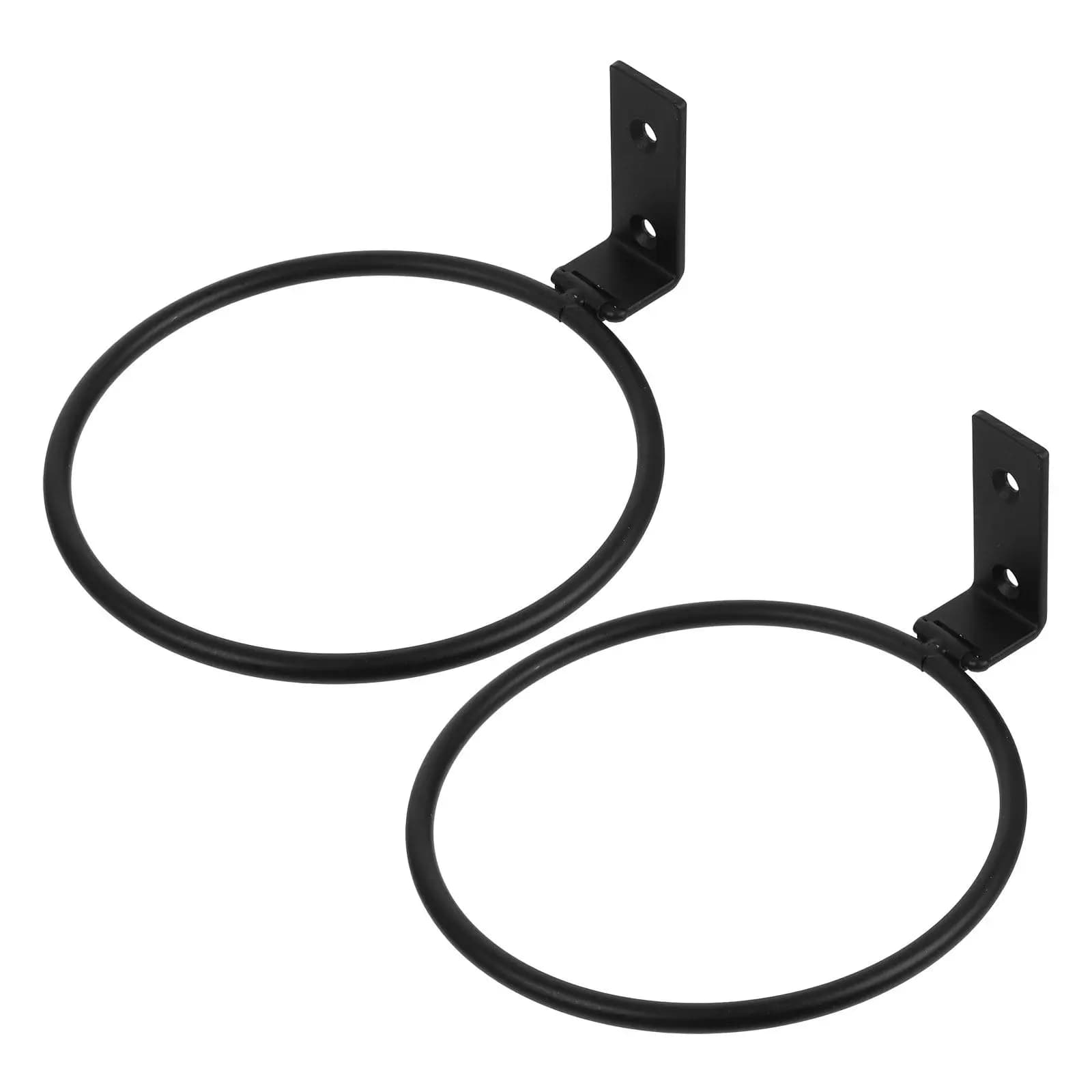 2pcs 6 Inch Pet Feeding Bowl Holders Metal Pet Bowl Rack Foldable Wall Mount Raised Bowl Stand Feeder Rack Dog Cat Food Station