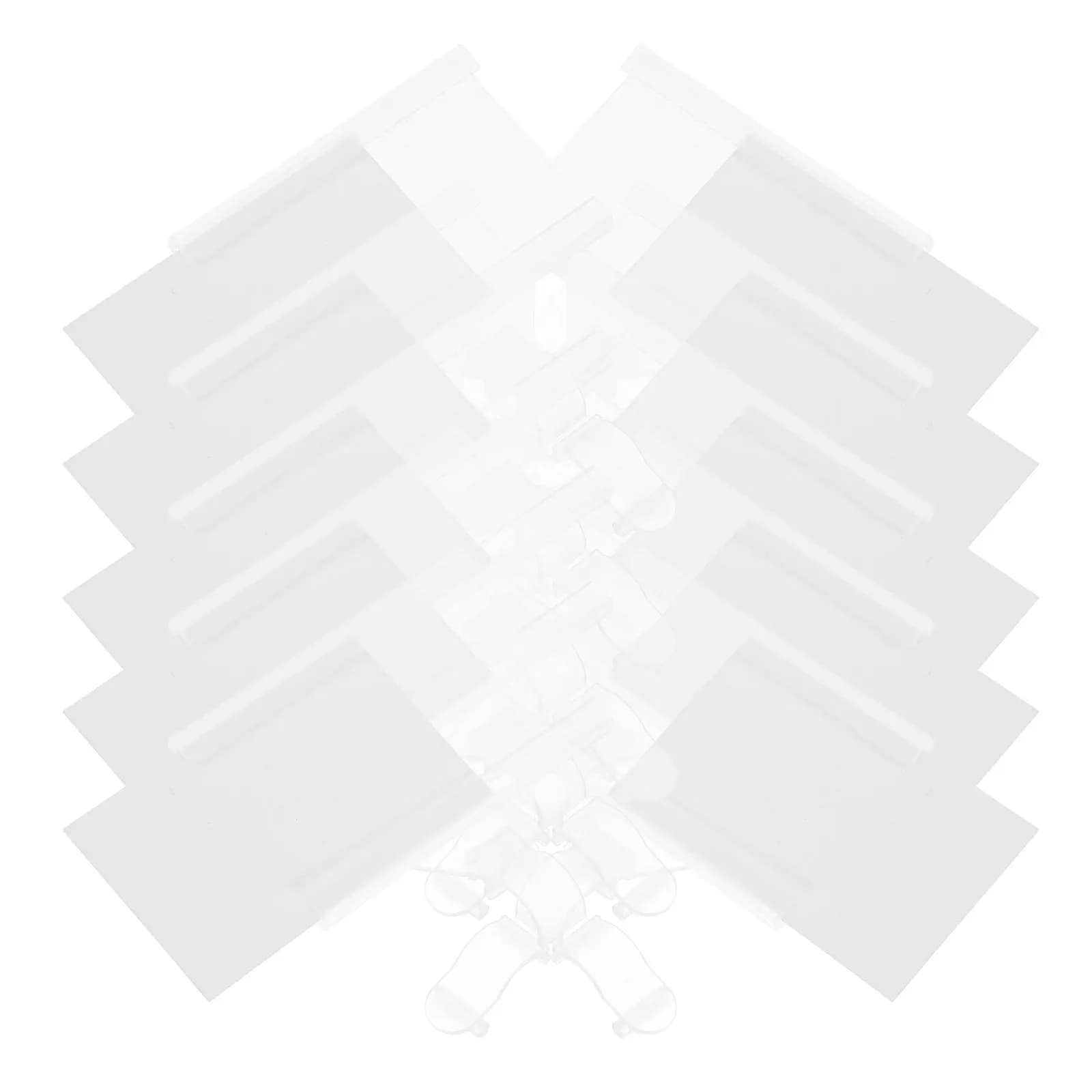 20 Pezzi Portaetichette da Appendere con Gancio, Etichette in Plastica per Espositori da Negozio e Supermercato, 51x35mm