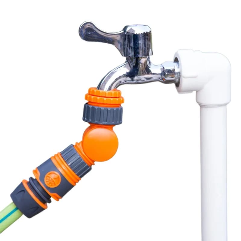 Connettore per tubo da giardino da 1/2 pollice: adattatore per tubo dell'acqua a collegamento rapido per avvolgitubo, rubinetto, irrigatore - Raccordo in ottone resistente