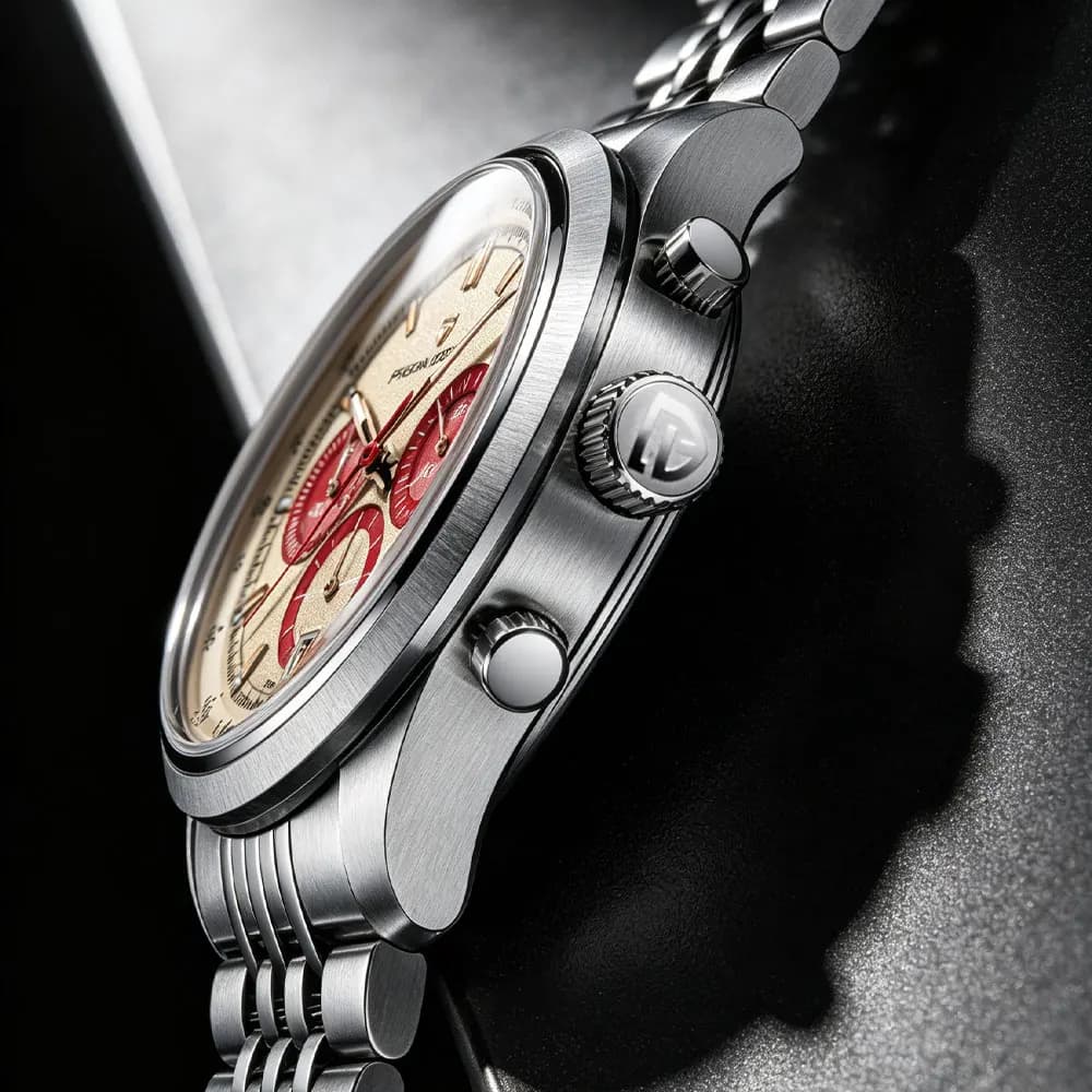 PAGANI DESIGN New Men Watch Luxury Quartz Wristwatch Men's AR Sapphire Speed Sport Chronograph Automatic Date VK63 Watches Gift