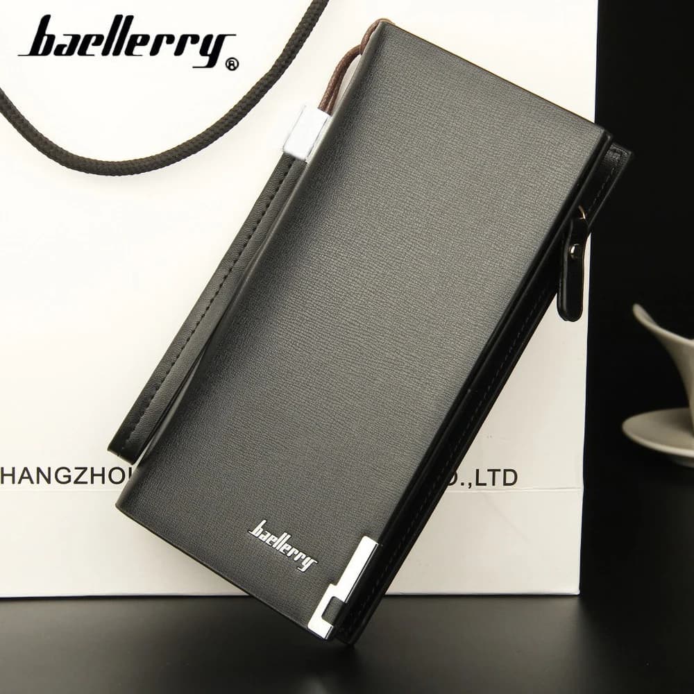 Portafoglio corto in PU stile business durevole da uomo con blocco RFID, porta carte sottile, regalo aziendale personalizzato