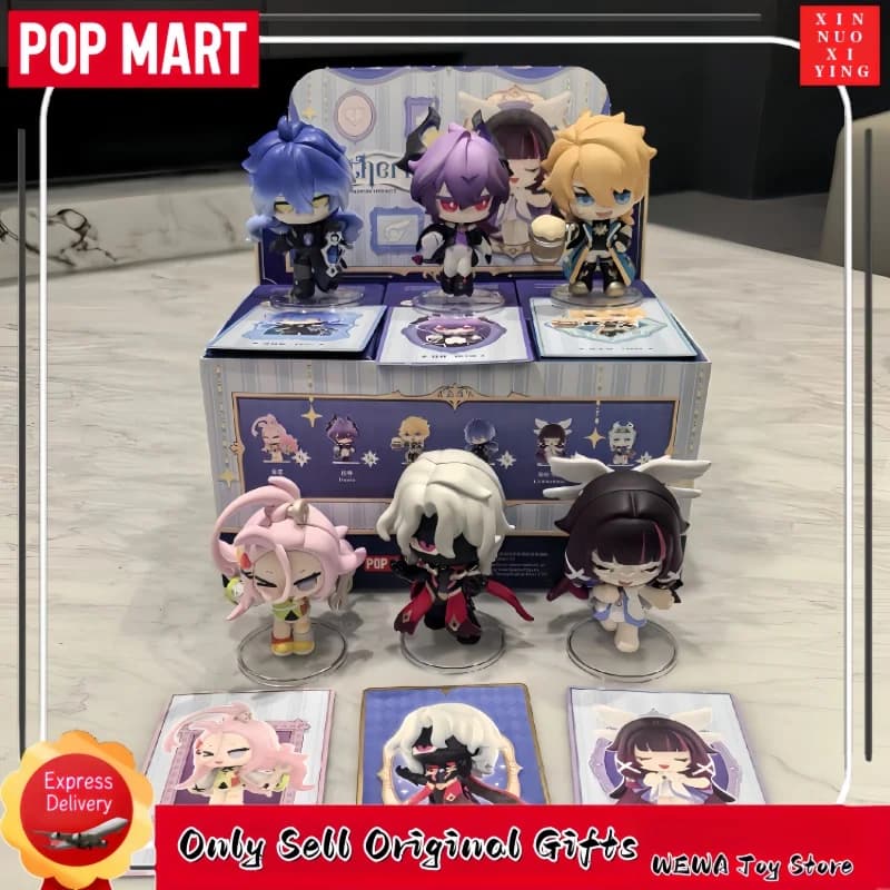 Autentico POP MART Genshin Impact Jianian get-together Q series blind box a sorpresa, regalo originale, cosplay, action figure anime, regalo per festival